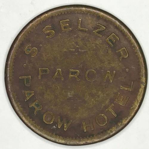 Parow Hotel S. Selzer 2d token