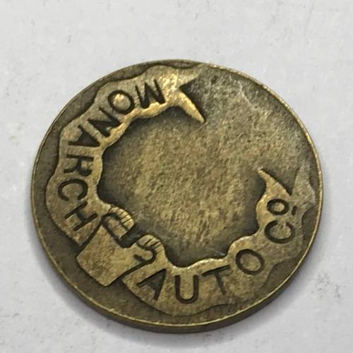 Lot of 10 Monarch Auto Co. tokens