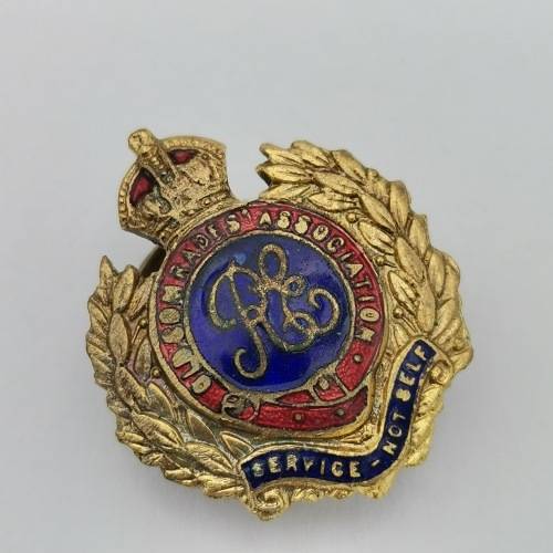 WW2 Royal Engineers old comrade association lapel badge