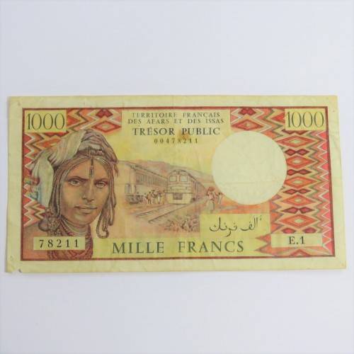 French Afars and Issas 1000 Francs - Banknote E1