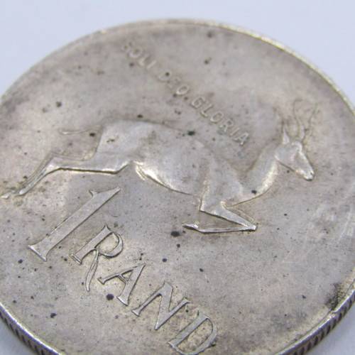 South Africa 1966 R1 double struck clearly visible on R and A of R1