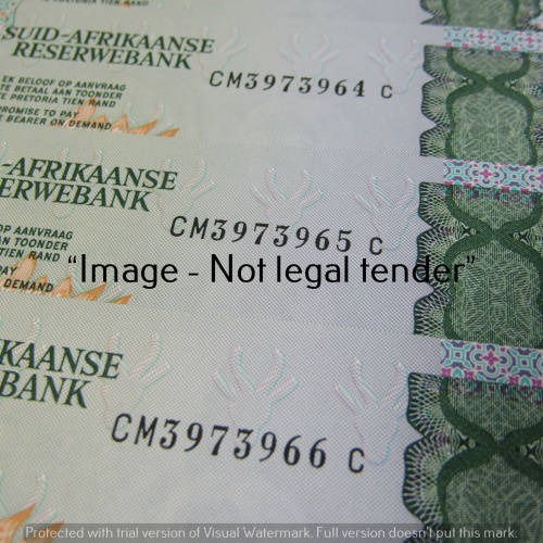CL Stals 1st Issue R10 bank notes - Lot of 6 notes with consecutive numbers
