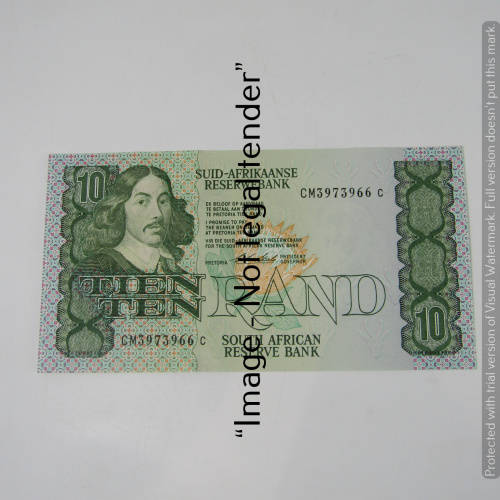 CL Stals 1st Issue R10 bank notes - Lot of 6 notes with consecutive numbers