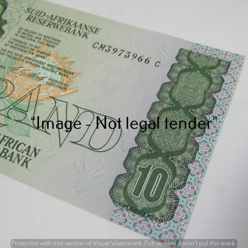 CL Stals 1st Issue R10 bank notes - Lot of 6 notes with consecutive numbers