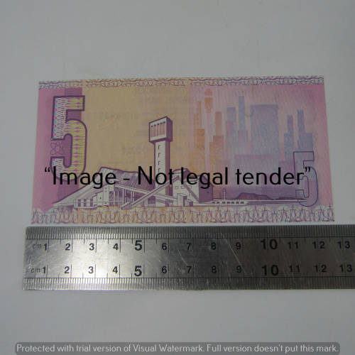 CL Stals 1st Issue R5 bank notes - Lot of 3 uncirculated with consecutive numbers