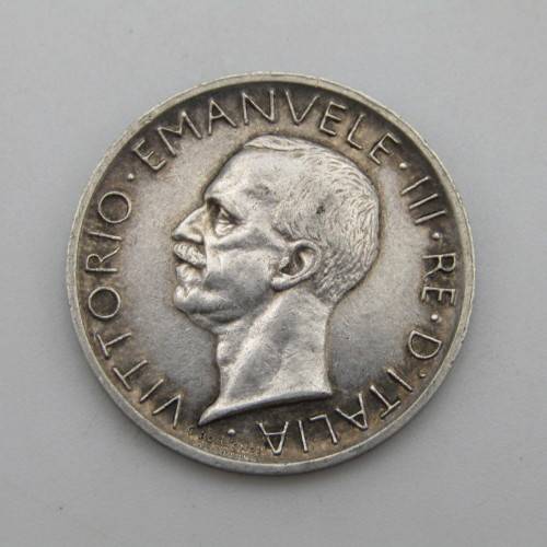 1930 Five Lire silver Italy