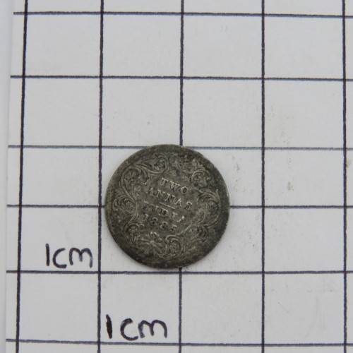 British India 1885 Two annas