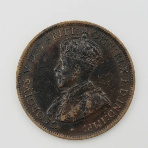 Australia 1914 H half penny VF+