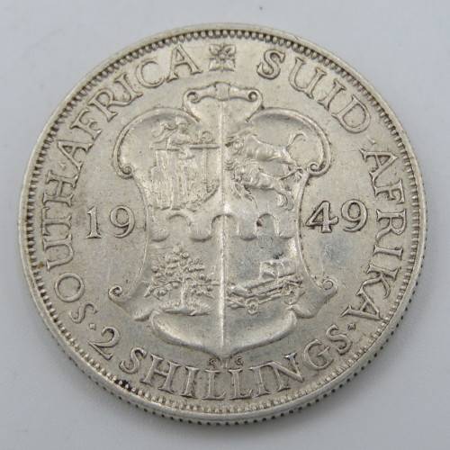 South Africa 1949 Two Shilling XF