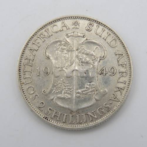 South Africa 1949 Two Shilling XF