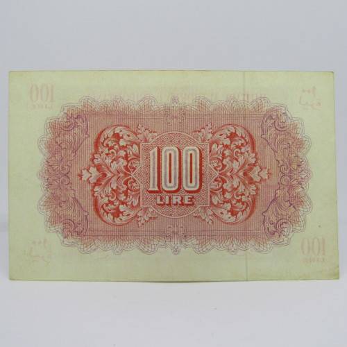 Libya - British Occupation WW2 - 100 Lire - UNC with some marks & crease