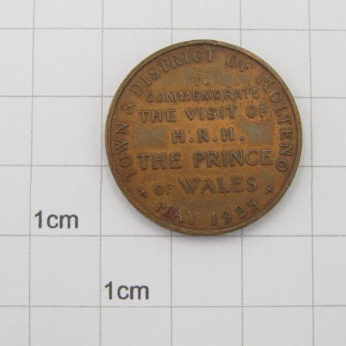 Molteno 1925 Commemoration of Prince of Wales visit medallion