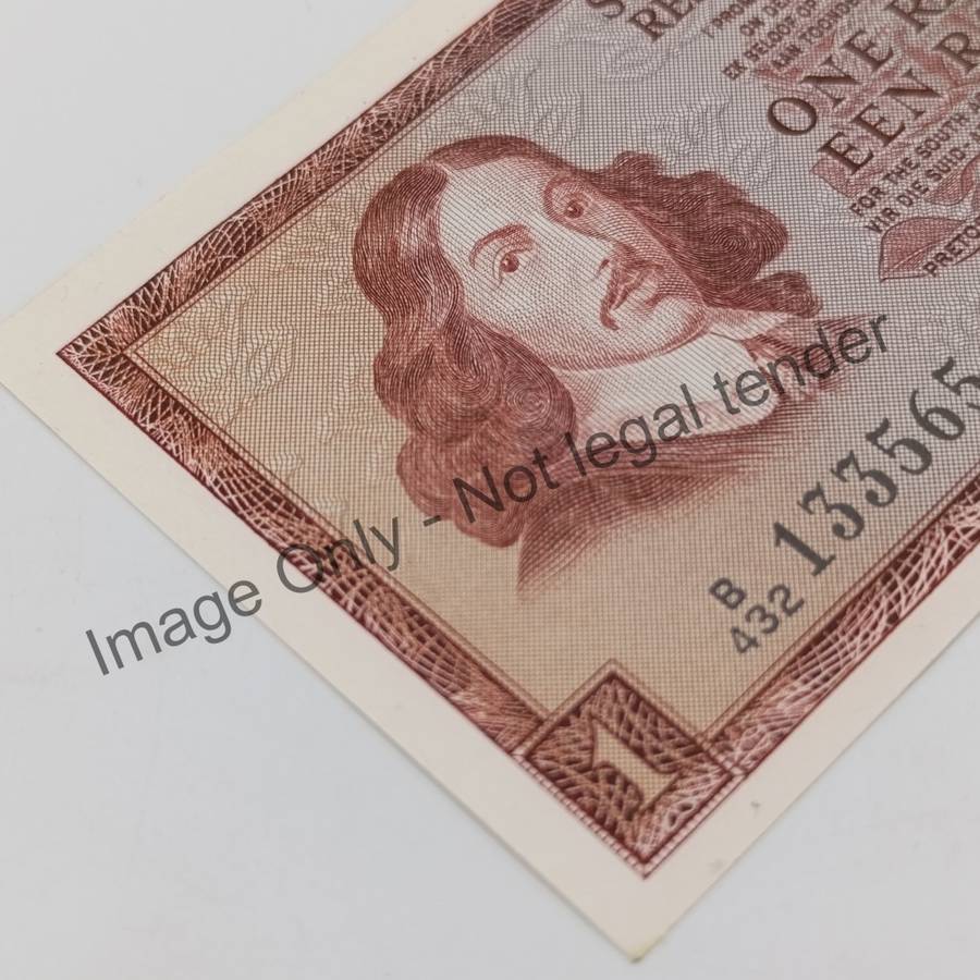 TW de Jongh Pair of uncirculated R1 banknotes 3rd Issue