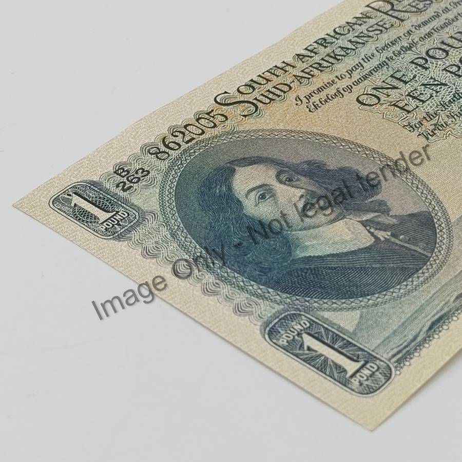 MH de Kock one pound 4-10-56 - E/A - B263 - UNC -very slight dent