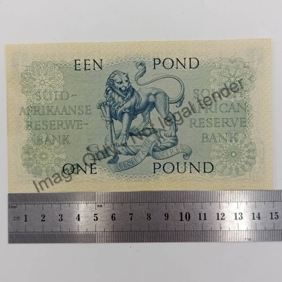 MH de Kock one pound 4-10-56 - E/A - B263 - UNC -very slight dent
