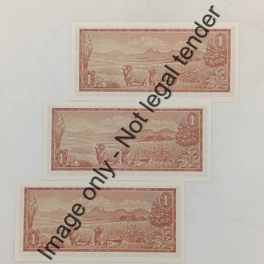 TW de Jongh 3rd Issue Lot of 3 Banknotes - Starting with 867 - Uncirculated