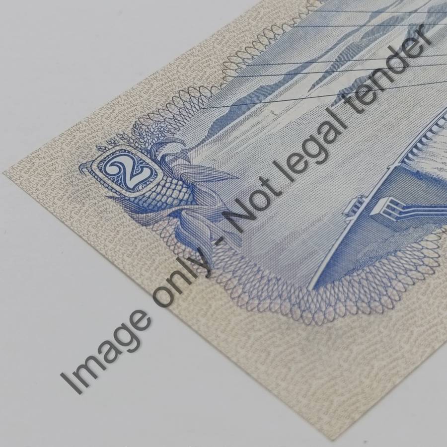 TW de Jongh 2nd issue Pair of R2 notes with consecutive numbers uncirculated D130