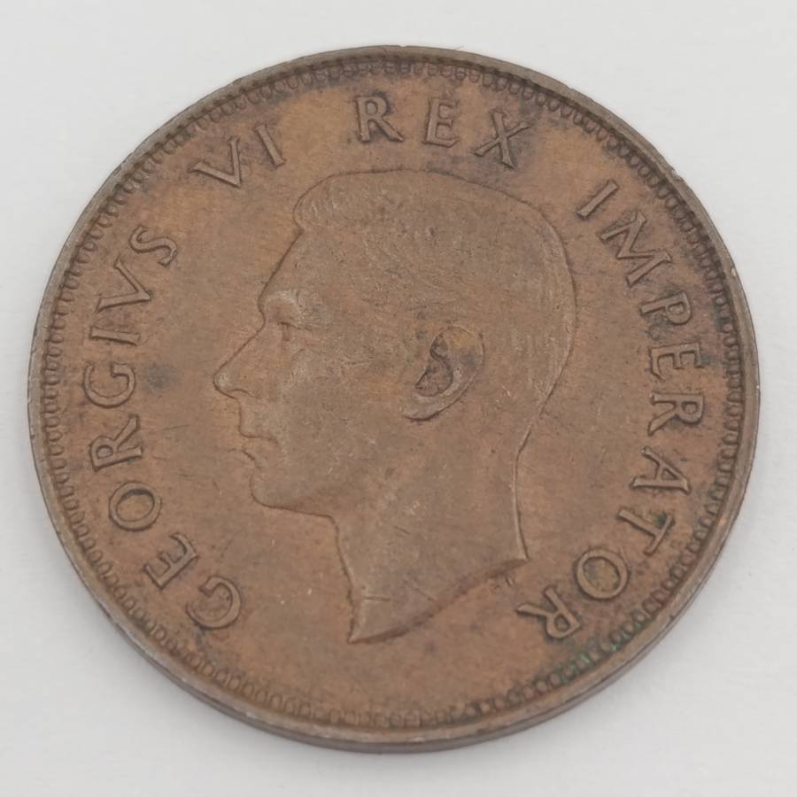 1946 SA Union half penny EF+
