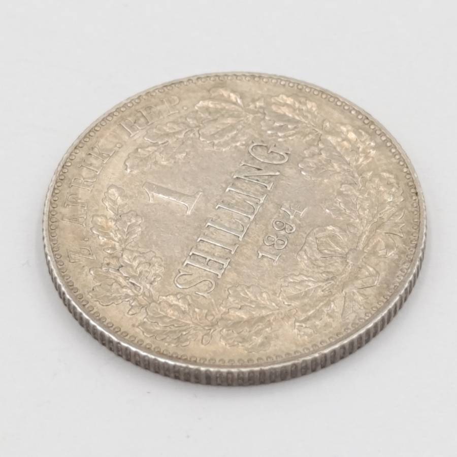 1894 ZAR Kruger silver Shilling XF+