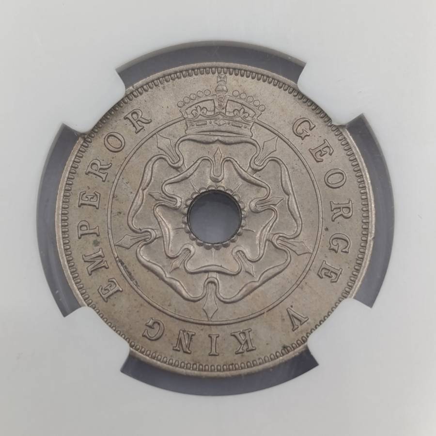 1934 Southern Rhodesia Penny graded MS64 by NGC