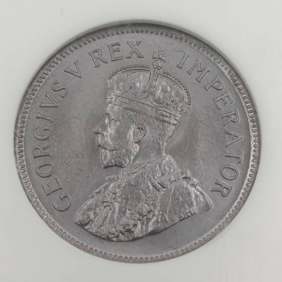 1924 SA Union half penny graded MS64 BN by NGC