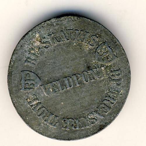 ZAR silver veldpond token - as per scan - use as filler