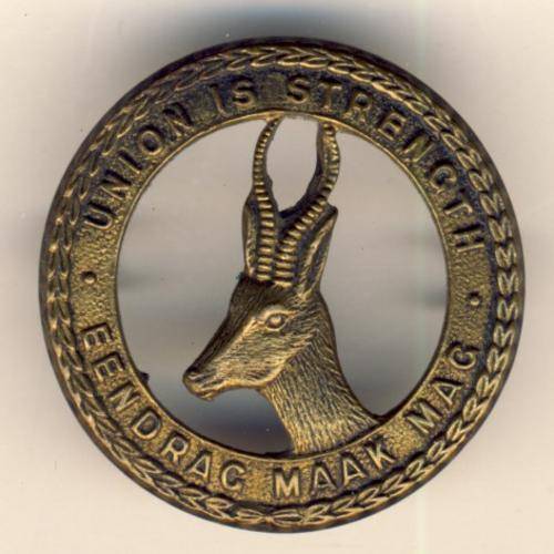 SA Army General service cap badge @ CRAZY R1 start