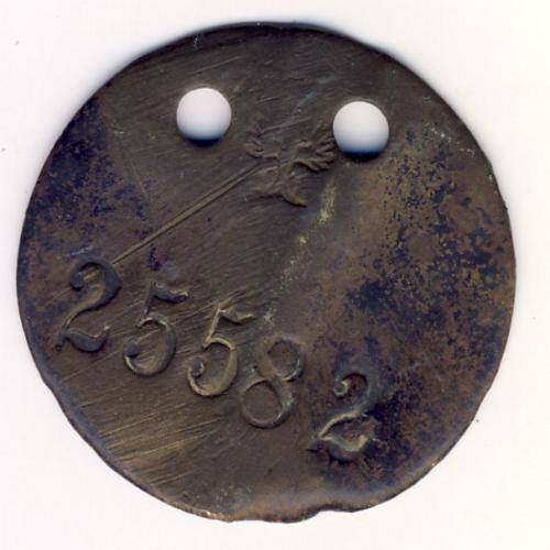 German South West Africa badge number 25582 as per scan - unknown origin