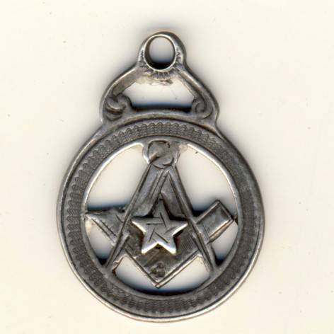 Hallmarked Silver masonic pendant