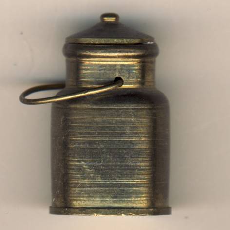 Nik naks - Miniature Brass Milk can