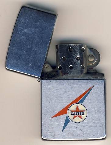 Bradford Zippo Lighter with Caltex advertising - excellent