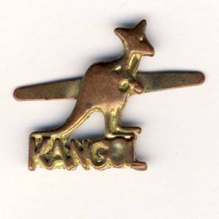 Old Kangol Australian badge - no info