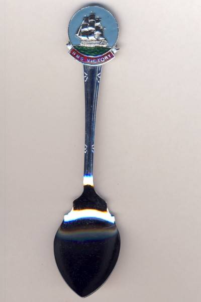 British Navy commemorative spoon - HMS Victory CRAZY R1 start