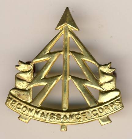 Great Britain - Reconnaissance Corps Cap badge1946 - Brass