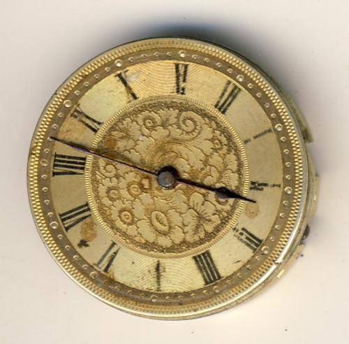 Watch movement taken from Gold pocket watch