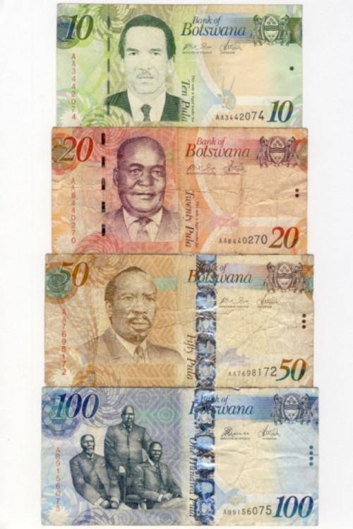 Botswana 180 Pula in notes