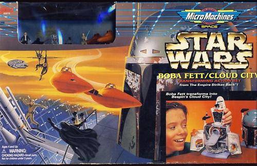 Micro Machines - Star Wars, Boba Fett / Cloud City in original box - as per scan