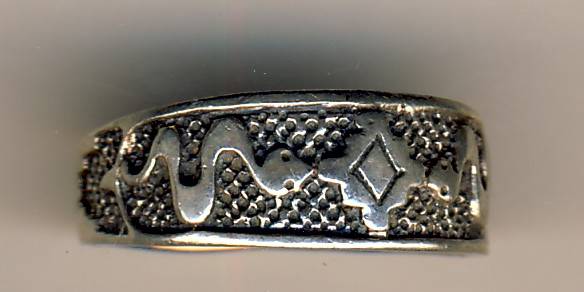 Sterling Silver ring - as per scan