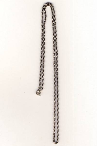 Sterling silver necklace as per scan
