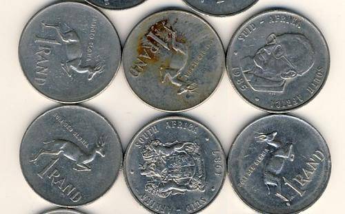 RSA - Full set of Nickle Rands - 1987 - 1990 - as per scan