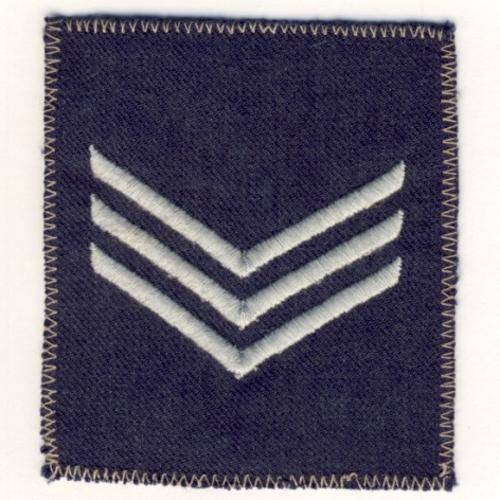 Rhodesian Air Force Sergeant chevron - cloth