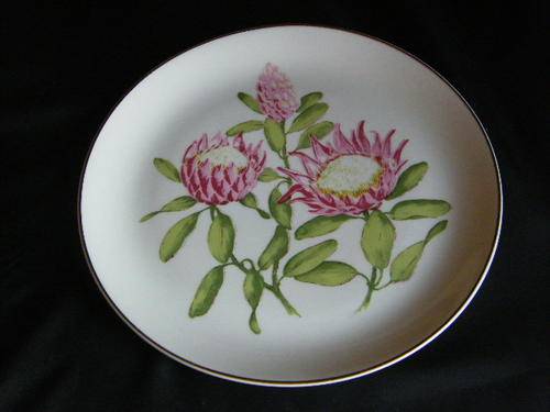 Plate with flowers , from Dowson & Dobson LTD. Continental China made @@@ Crazy R1 Start