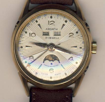 ARDATH DATE watch - automatic with day and night indicator - This model is rare - fully working a