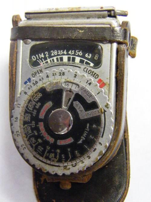 Aniseikonic Light Meter in leather pouch @@@ Crazy R1 Start