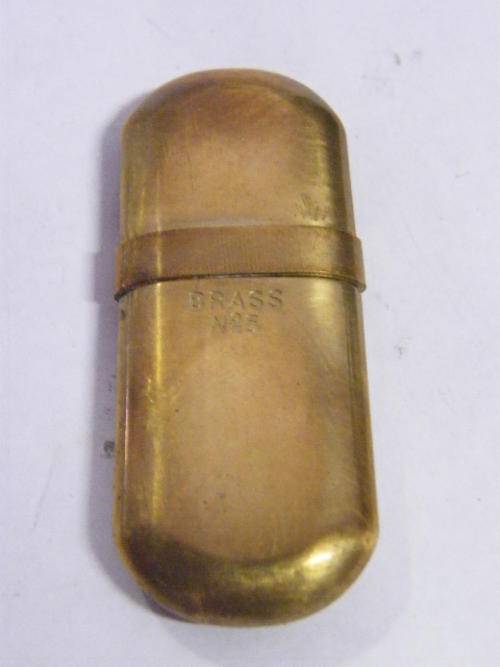 Brass No. 5 -Fuel Flint pocket lighter -6 x 2cm - as per scan
