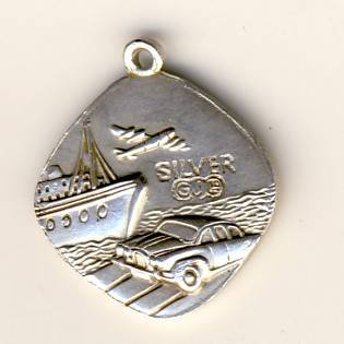 Silver St Christopher pendant
