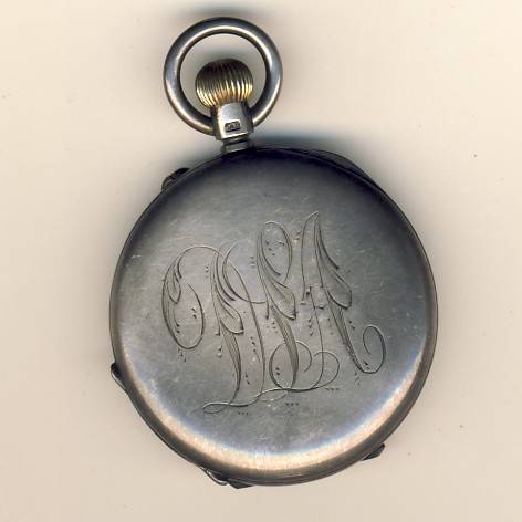 TOP ITEM Schwake Watt & Co - Sterling silver hallmarked pocket watch overwound @@@ Crazy R1 Start