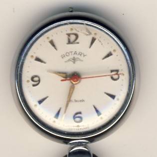 Nurses watch - old type - working, but no winding knob - Gold dials & numbers