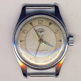 Rotary waterproof electronically timed & tested watch - working but needs service