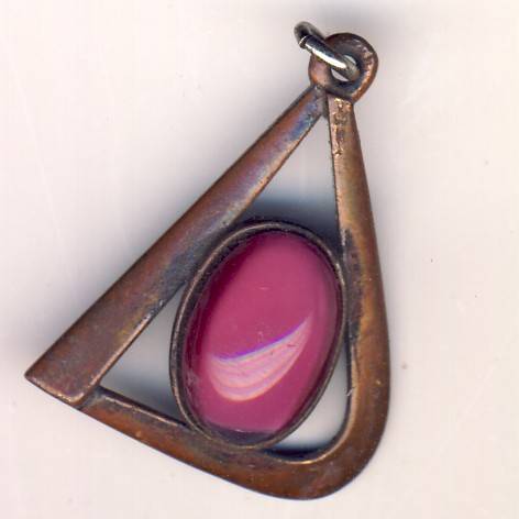 Copper pendant - as per scan